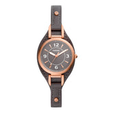 Reloj Fossil Carlie Cuarzo Cuero Mujer - ES5212